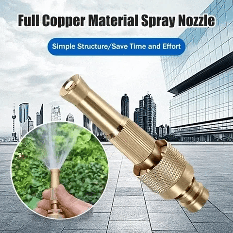 Water Gun High Pressure Adjustable Nozzle (pure Cooper)