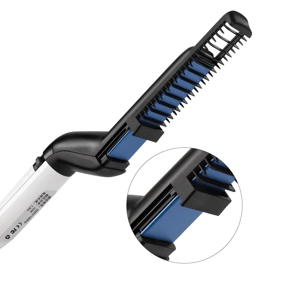 Multifunctional Men's Hair Straightener & Cap Styler